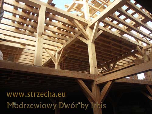 Irbis Thatching: a few storey wooden structure of the Larch Manor