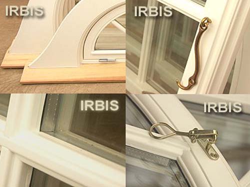 Irbis Thatch Supplier - window details 'crop eye': window sill installation element, anti-stretch lock, closure, mullion